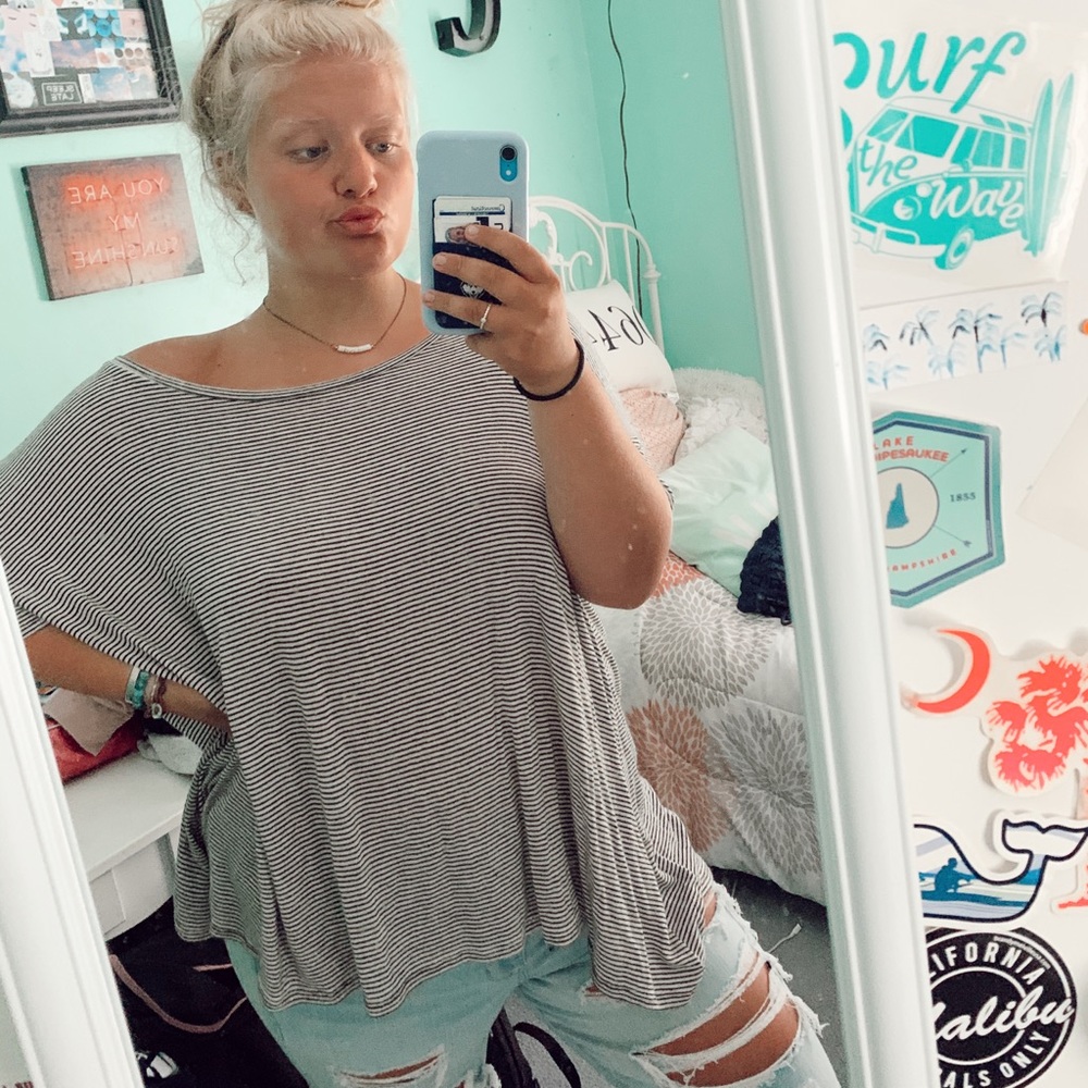 American Eagle Soft & Sexy Striped T-Shirt